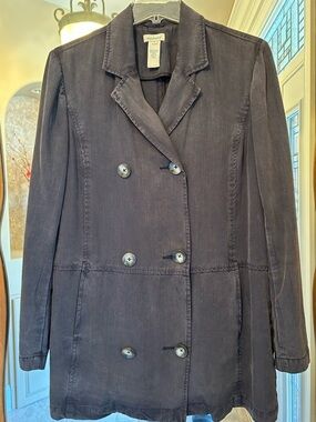 Sundance Women's Double-Breasted Navy Blazer